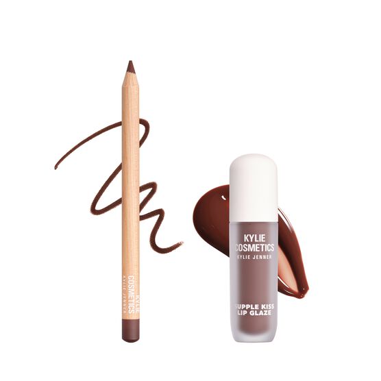KYLIE GLOSSY LIP KIT ESPRESSO